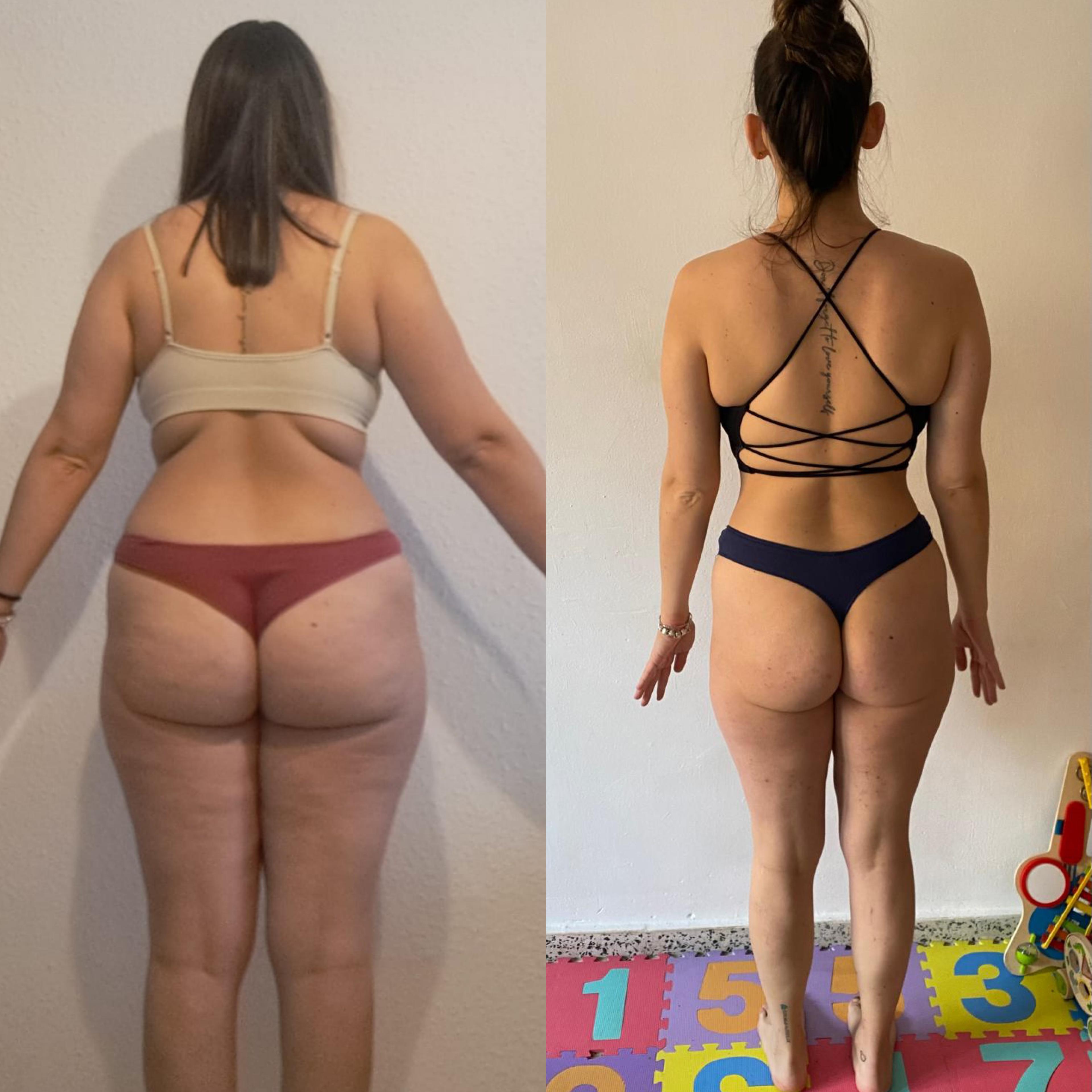 Atenea transformación corporal 6 meses